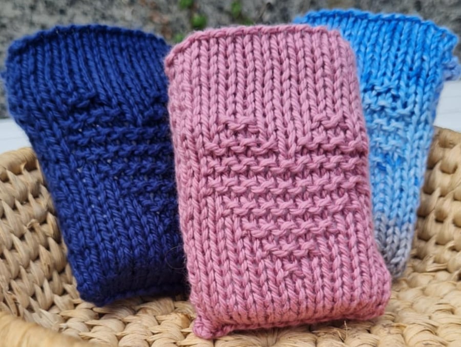 Hand Knit Soap Saver Sacks