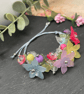Pretty vintage Lucite floral beaded bracelet, mothers day gift, beaded jewellery - Image 6