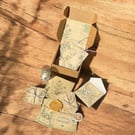 Handmade Vintage Finds Mini Discovery Box – Junk Journal & Craft Ephemera Box