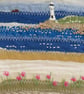 Lighthouse on the Rocks Embroidered Plaque - Image 3