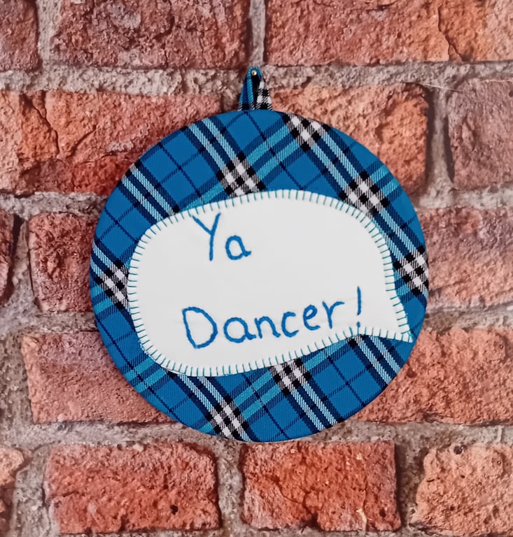 Ya Dancer Tartan Wall Hangings - The Perfect Pop of Colour!