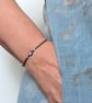Evil eye adjustable cord bracelet - Image 2