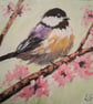 Bird Art- Chickadee