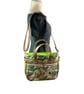 Hummingbird handbag with faux leather, ladies floral tote, women’s gift - Image 2