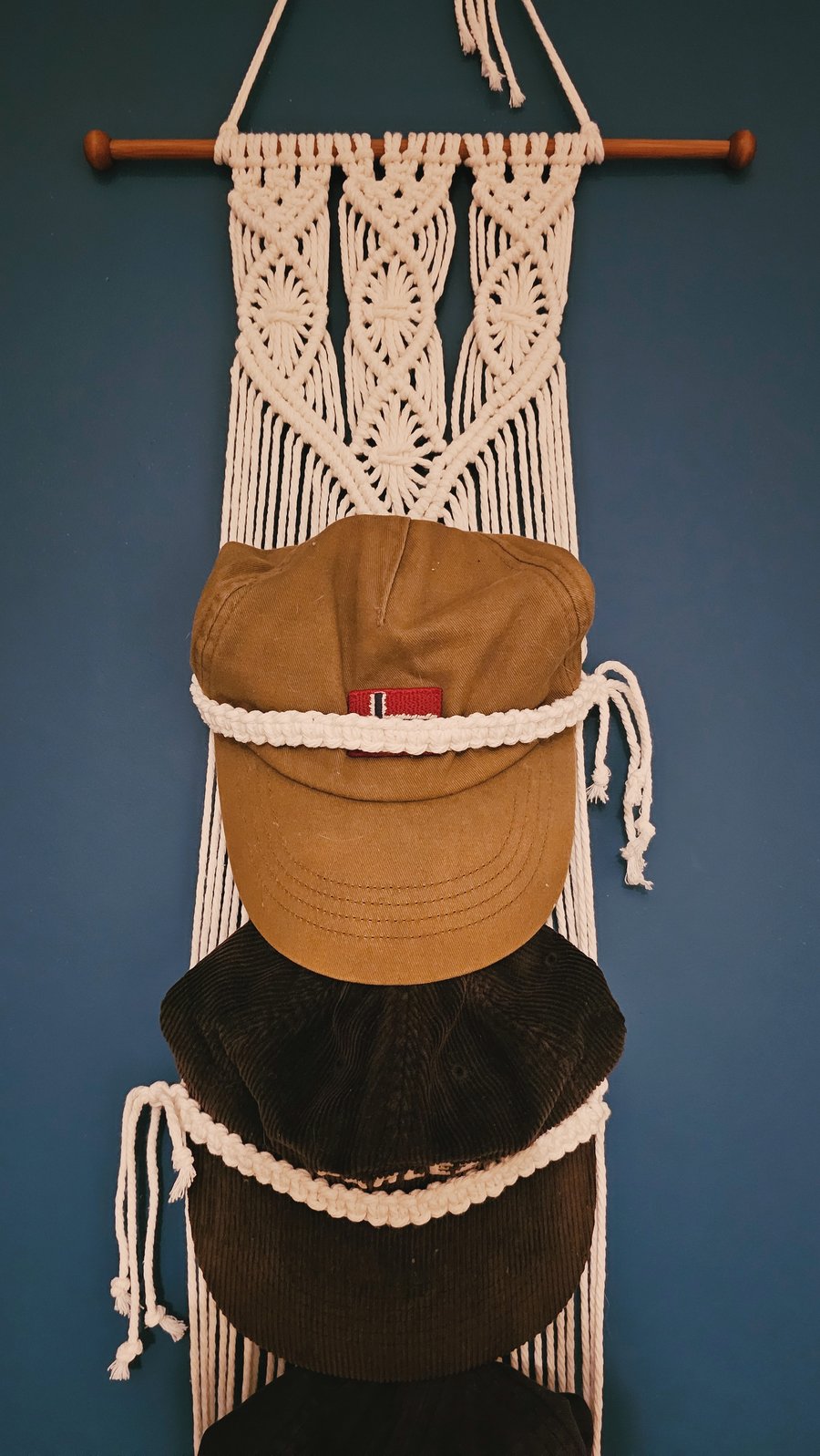 Boho Macrame Cap Holder