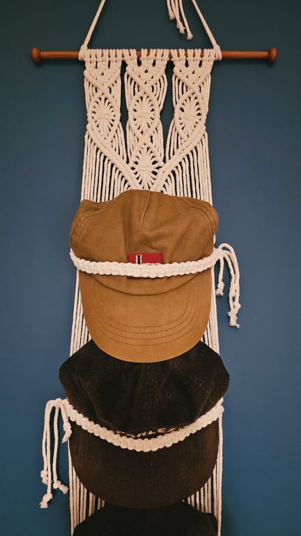 Boho Macrame Cap Holder
