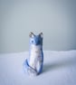 Starry Cloud Fox Sculpture