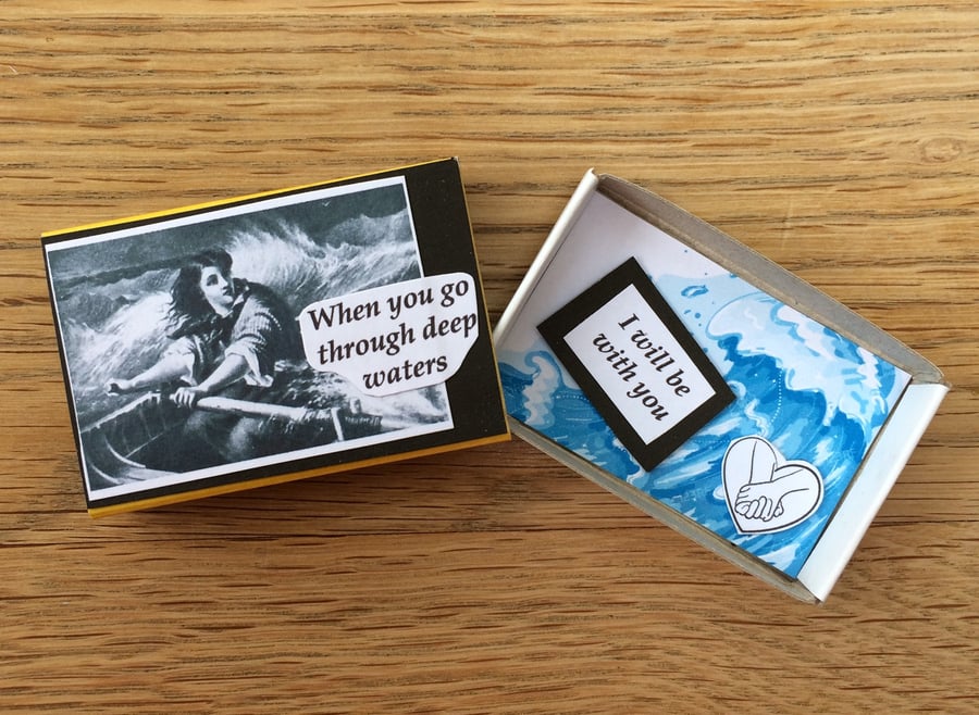 I Am With You matchbox message