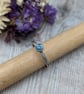 Sterling Silver Topaz 'Starlight' Patterned Stacking Ring - JBJ9009 - Image 5