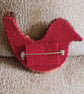 Robin Needle Felted Brooch Pin - Image 5