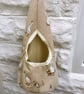 Duck Peg Bag, Geese Linen Storage Bag for Pegs, with carabiner clasp - Image 2
