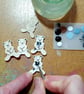 Border Collie Puppy Pin Badge, Handmade Dog Owner Gift, Dog Mum Dad Gift - Image 9