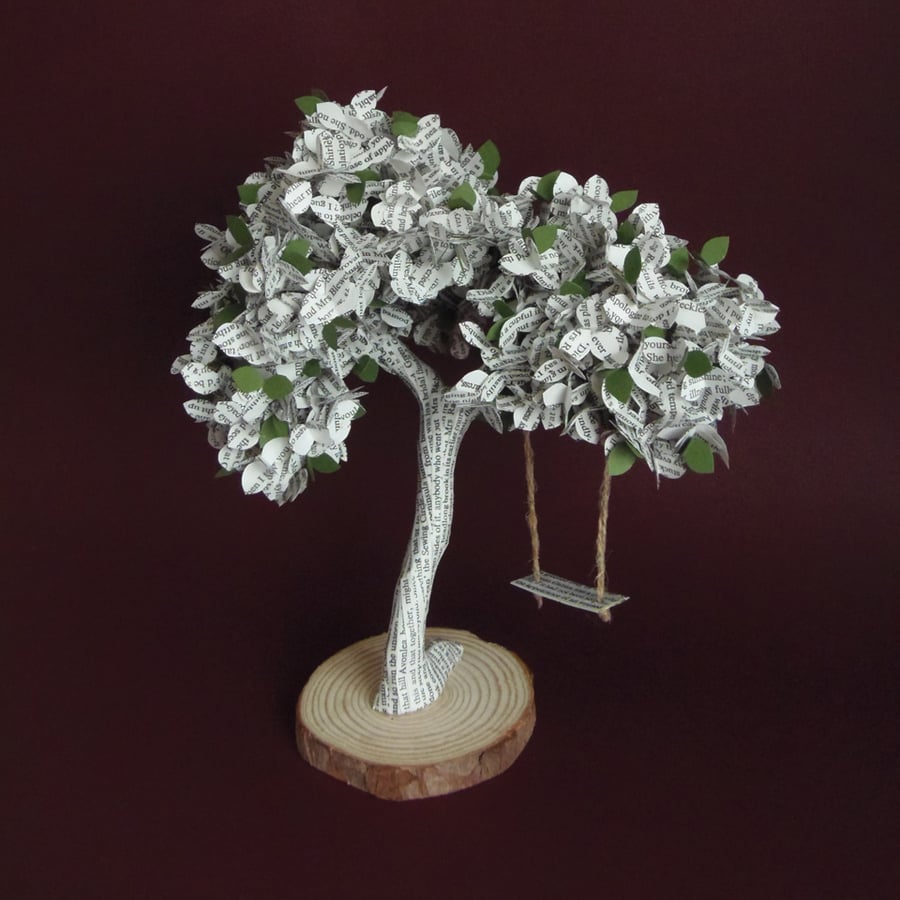 Anne of Green Gables Altered Book Art Literary Gift Bonsai Tree