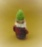 Felted Little Gnome, Winter Gnome, Tomte Style Gnome Figurine, Wool Gnome  - Image 7