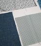 Blue Frost Slow Stitching kit - upcycled and zero waste textiles  - Image 6