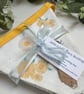 Handmade Fabric Bunting 10 flags: Bees & Flowers Home Decor - Image 7