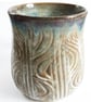 Large Textured Blue and Brown Glazed Mug - Hand Thrown Stoneware Ceramic Mug  - Image 3