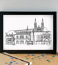 Truro Skyline Art Print - Image 2