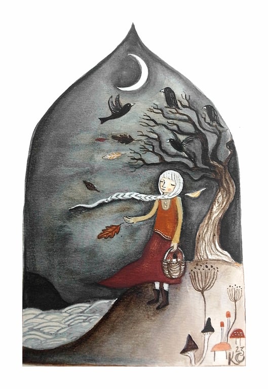 Return to night A5 limited edition print