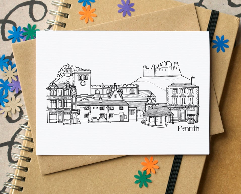Penrith Skyline Greetings Card