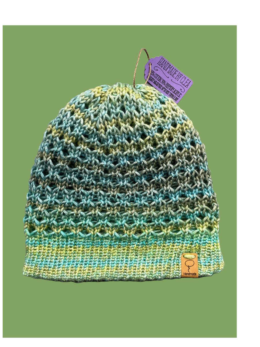 Snowflake Knitted Beanie Winter Woolly Hat