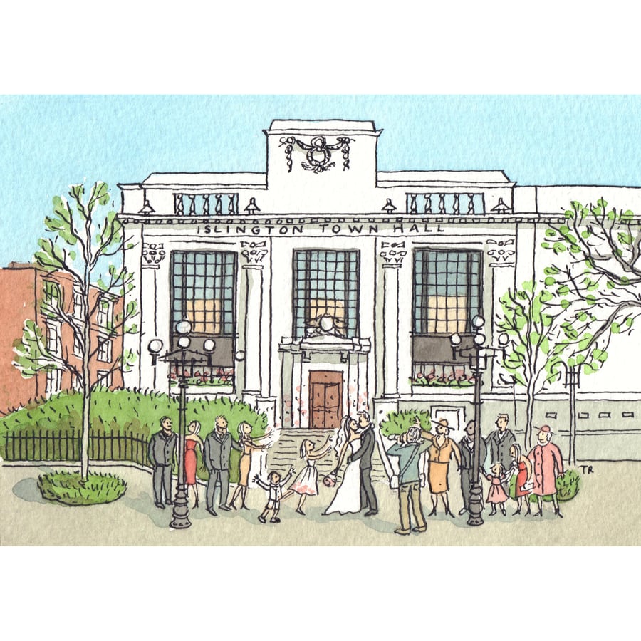 Islington Town Hall, A4 and A5