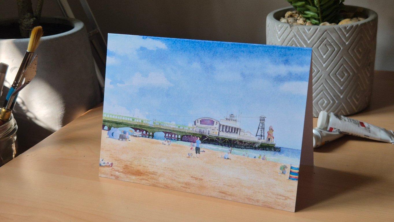 Bournemouth Pier - Greeting Card