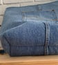 Upcycled Denim Tote Bag, Analogue Bag, Shoulder Bag - Image 4