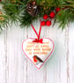 Robin Memory Handmade Hanging Heart Decorations  - Image 3