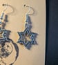 Ornate Star Dangle Earrings - Handcrafted Gothic Jewellery - Image 2