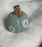 Set of 3 decorative pumpkin ornaments - Autumn Floral Home Decor - Image 2