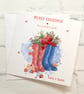 Merry Christmas card for Couple, Mum, Dad, Brother, Son, Friend, Boyfriend - Image 1