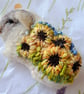 Guinea Pig Brooch Felted and Embroidered - Image 3