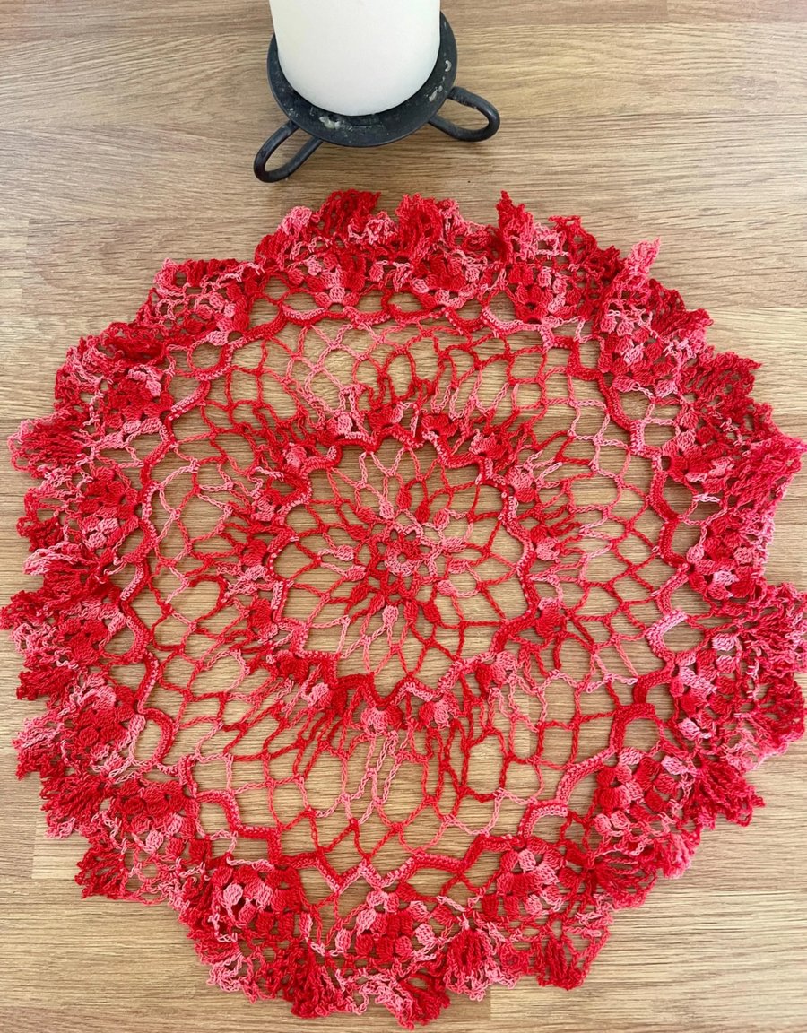 Hand-Crocheted Doily – Slow-Made Cottagecore Home Decor