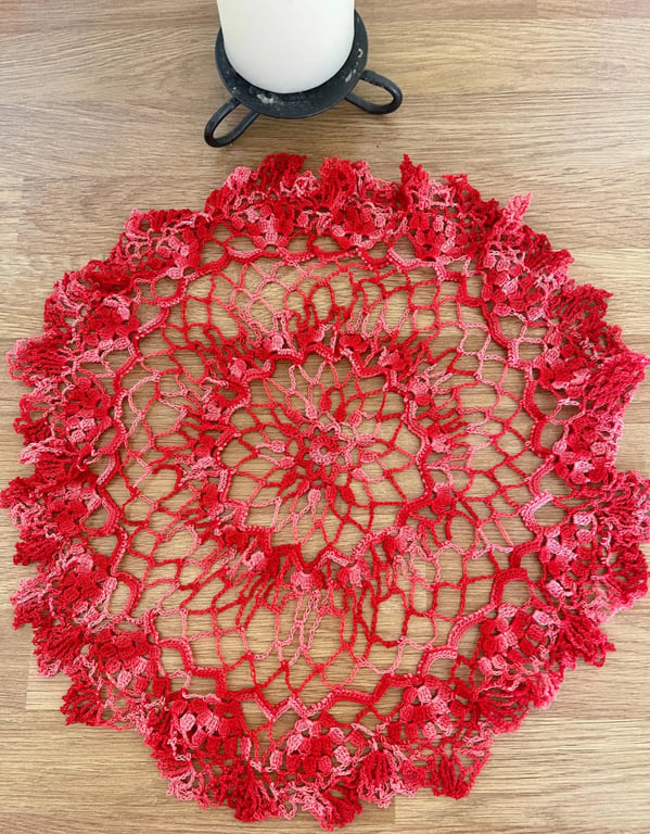Hand-Crocheted Doily – Slow-Made Cottagecore Home Decor
