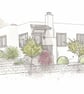 Personalised, hand-drawn house portrait in black & white or watercoloured - Image 2
