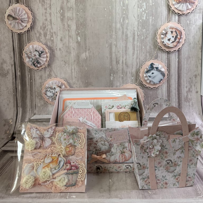 Stationery Gift Set (Fall at Bloom Cottage ) by Carolee Crafts CR0019