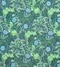 William Morris Seaweed Tablecloth. Round 145cm Coated Water Resistant