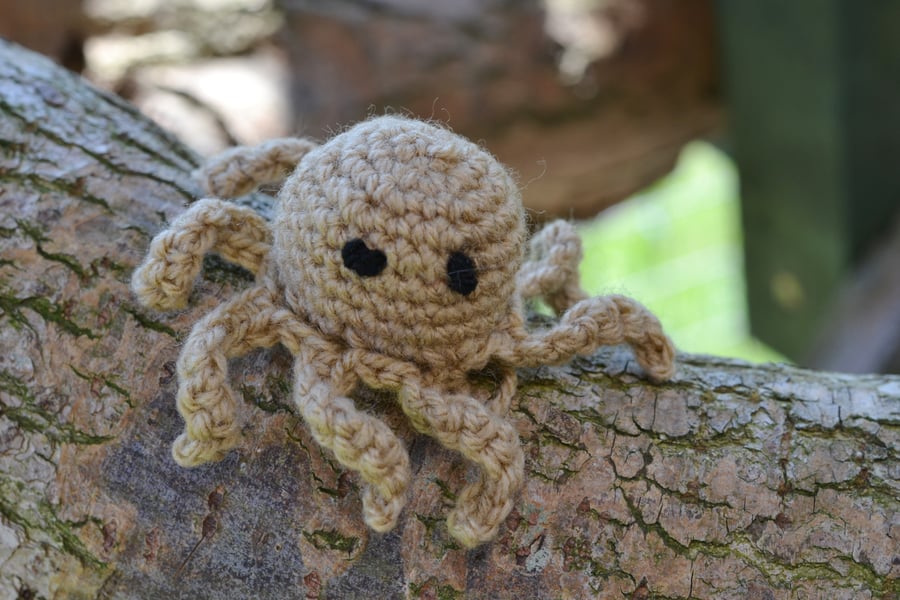 Crochet Octopus, Desktop Toy, Cats Toy