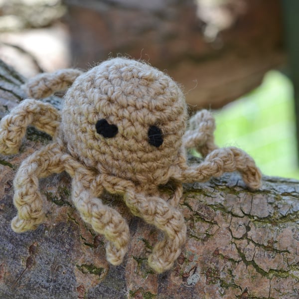 Crochet Octopus, Desktop Toy, Cats Toy
