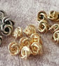 12.5mm 20L Antique Silver Knot Buttons Lightweight - Image 6