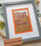 Eilean Donan Castle, Scotland original art, small landscape drawing - Image 5