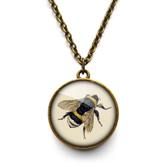 Vintage Bee Necklace (ER04)