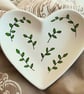 Heart shaped trinket dish.  - Image 1