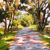 Southwell Trail, oil painting, canvas print