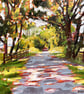 Southwell Trail, oil painting, canvas print