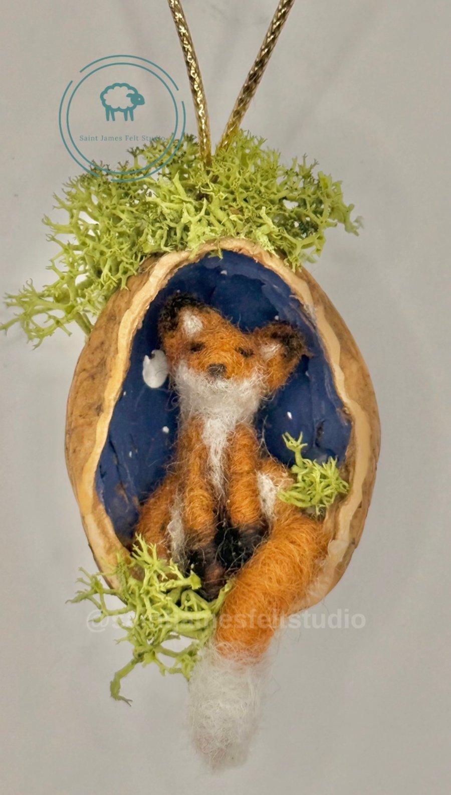Moonlit Fox Decoration