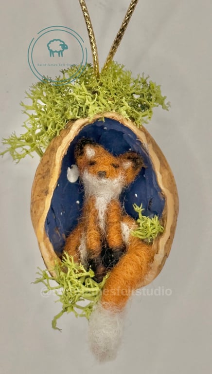 Moonlit Fox Decoration