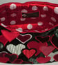 Queen of Hearts - Red, black and White heart handbag - Image 5