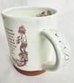 Handmade Little Mermaid mug with quotation  - Image 3